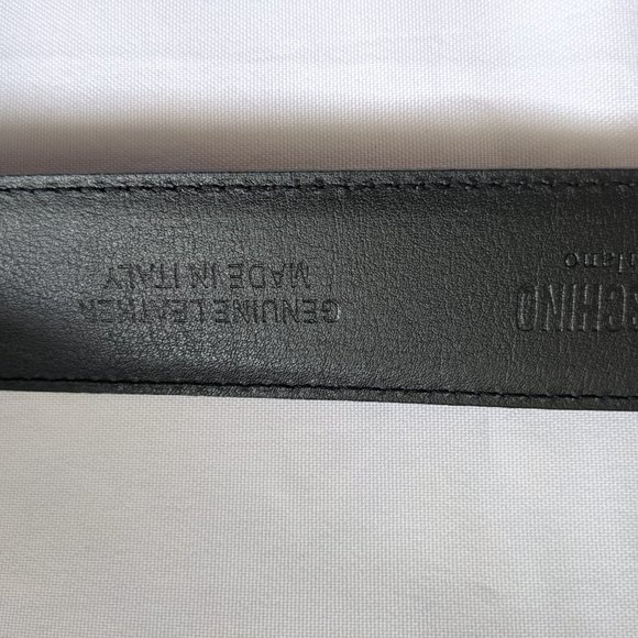 Moschino Couture Jeremy Scott Silver Logo BELT - Picture 15 of 16